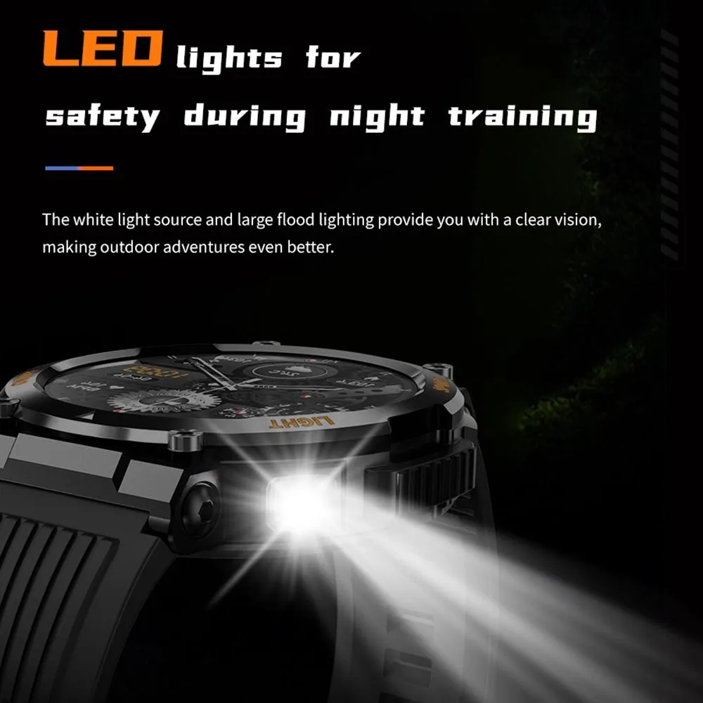 1.46 Inch Round Screen Bluetooth Smart Watch Support Health Monitoring & 100  Sports Modes