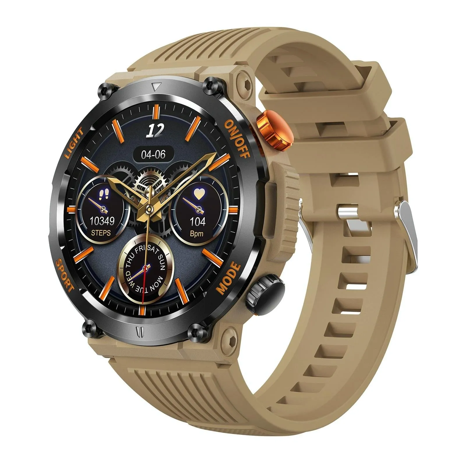 1.46 Inch Round Screen Bluetooth Smart Watch Support Health Monitoring & 100  Sports Modes