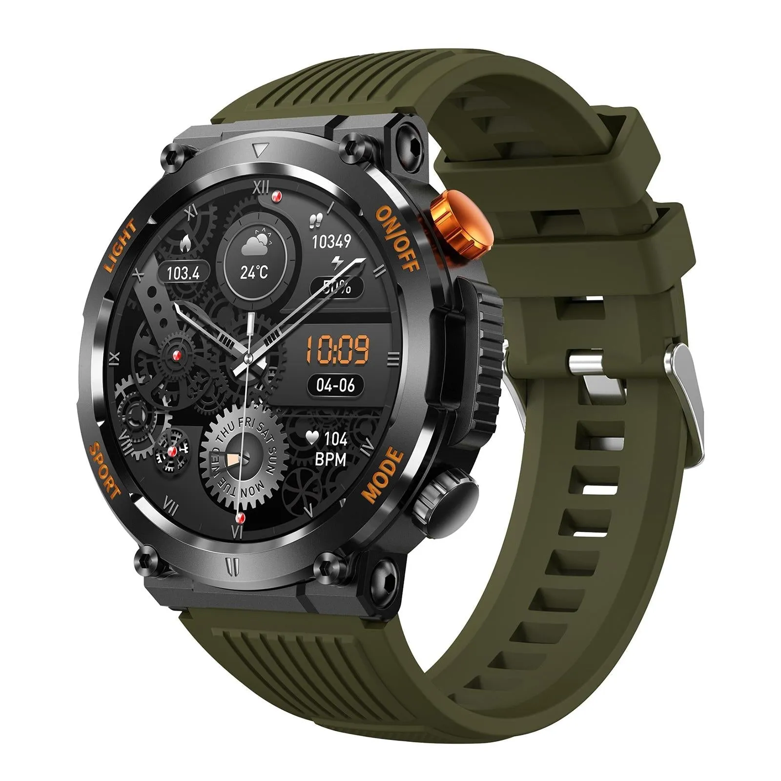 1.46 Inch Round Screen Bluetooth Smart Watch Support Health Monitoring & 100  Sports Modes