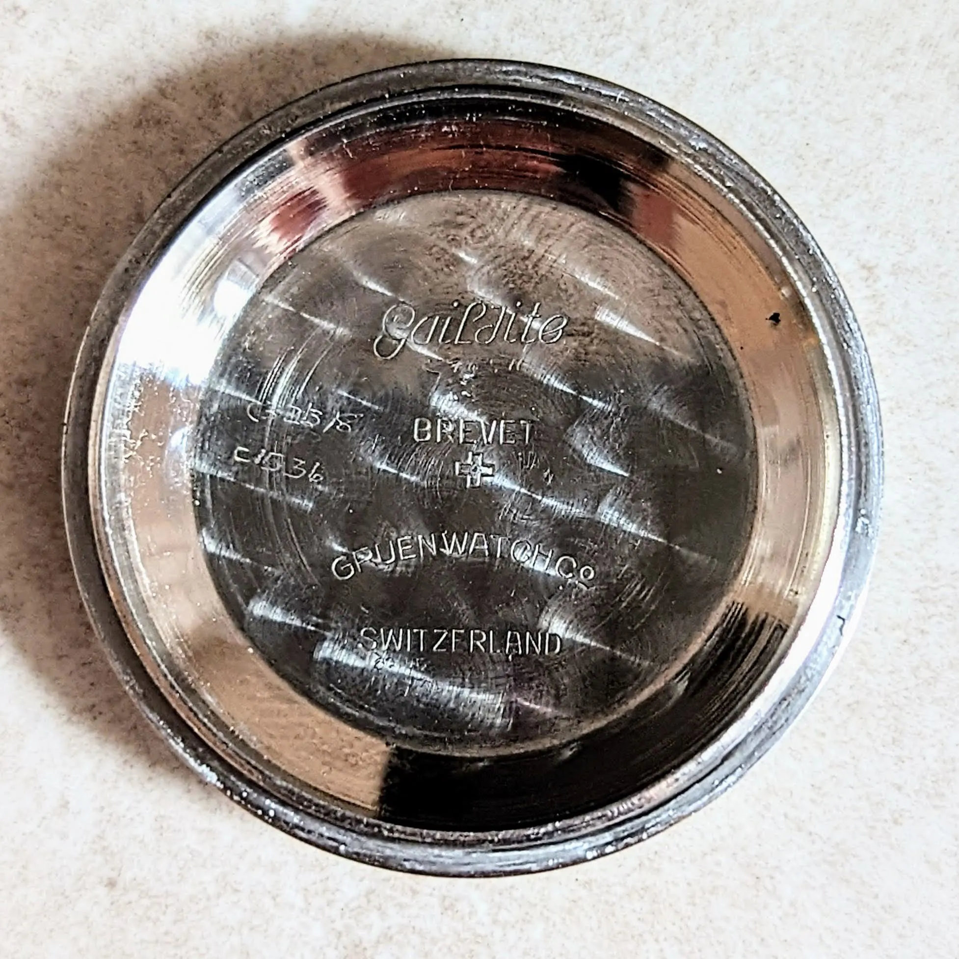 1947 GRUEN Precision Autowind Watch Bumper Vintage Wristwatch