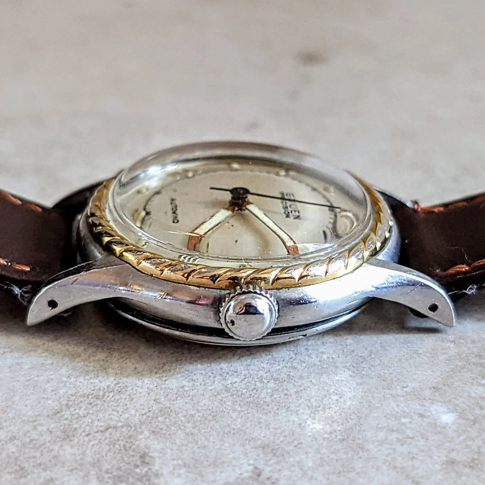 1947 GRUEN Precision Autowind Watch Bumper Vintage Wristwatch