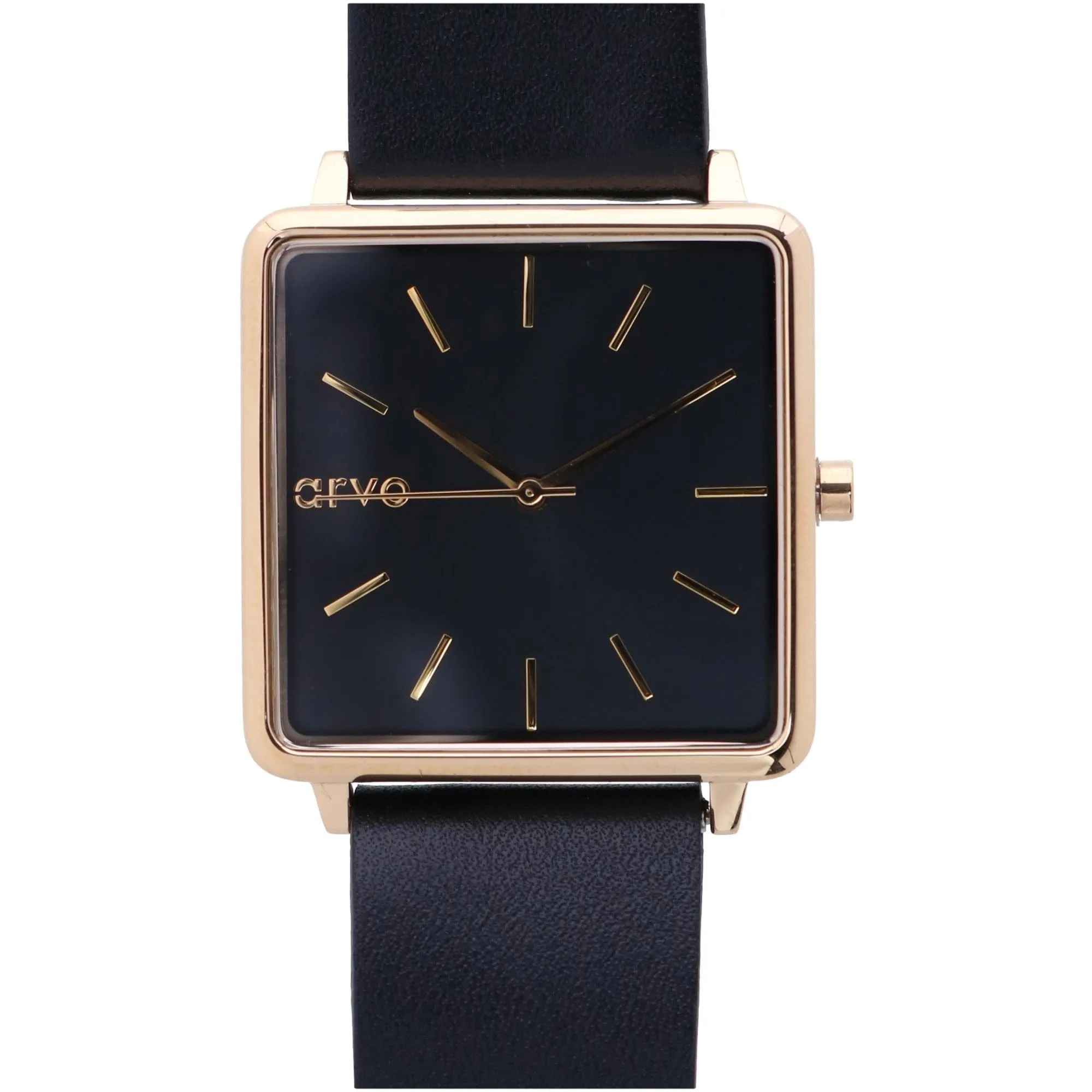 Arvo Time Squared Black Dial Watch