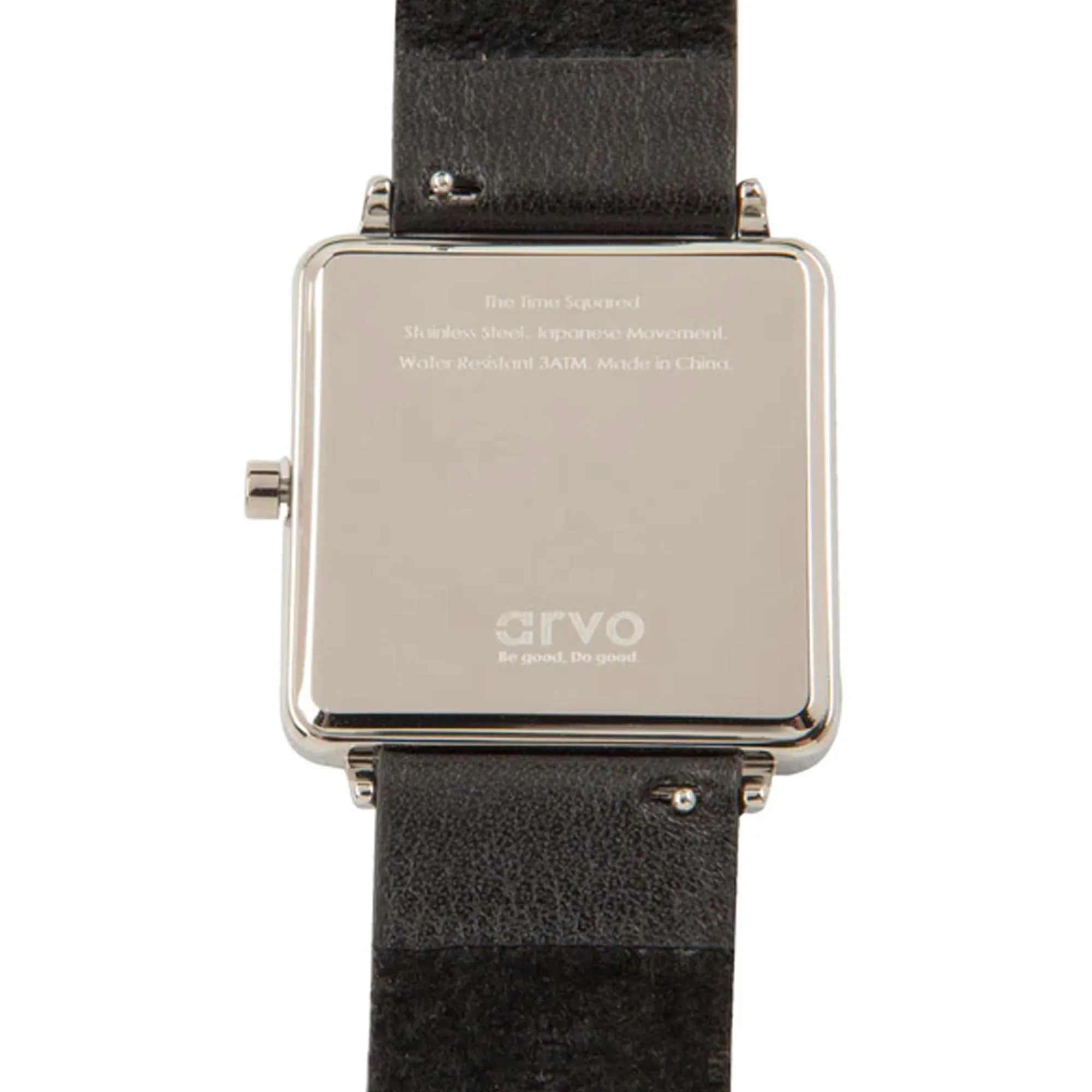 Arvo Time Squared Black Dial Watch