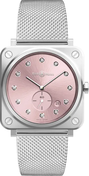 Bell & Ross Watch BRS Novarosa Diamonds