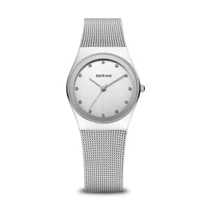 Bering Ladies Steel Crystal Dial Set Watch