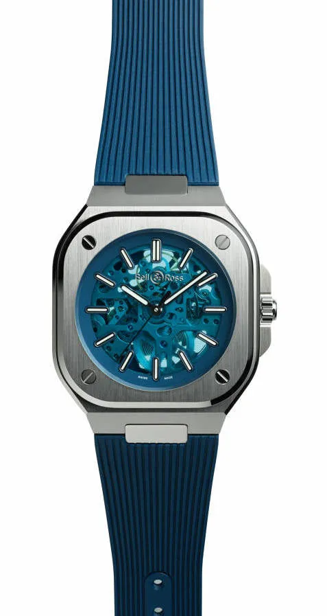 BR Watch BR 5 Skeleton Blue Limited Edition D