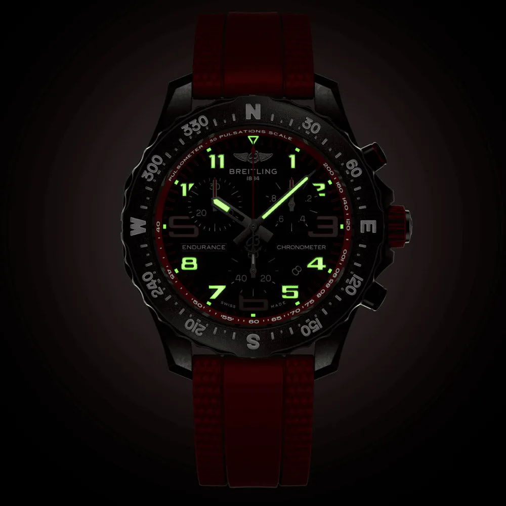 Breitling Endurance Pro 38mm Black Dial Breitlight Quartz Watch X83310D91B2S1