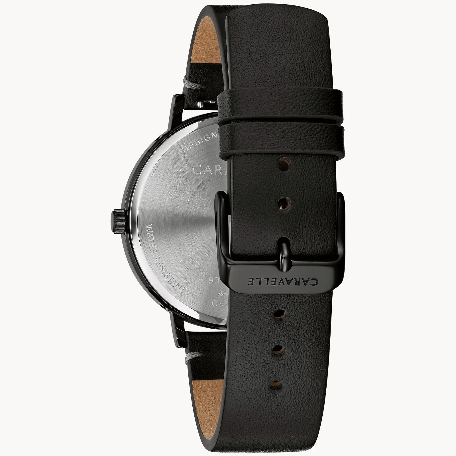 Bulova 44A119 Min Max Caravelle Black Leather Strap Men Watches