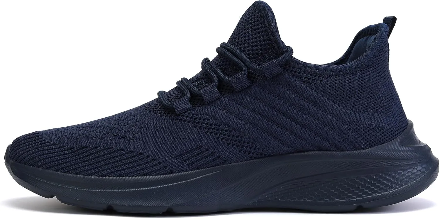 BXYJDJ Walking Shoes for Men Casual Sneakers Slip on Tennis Running Shoes for Male Workout Gym Lightweight Breathable Jogging Mesh