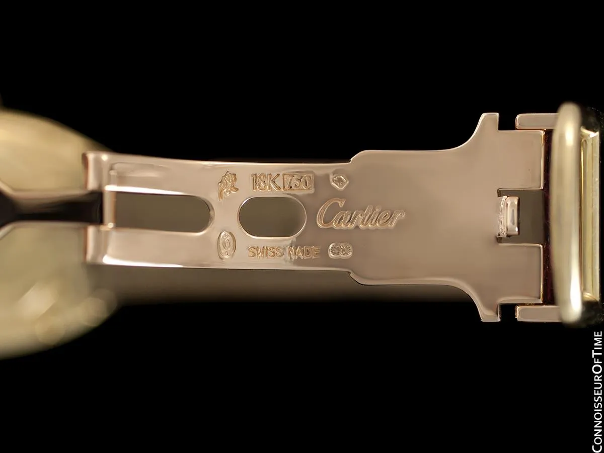 Cartier Baignoire Joaillerie 1954 Ladies / Unisex Size Watch - 18K Gold with Cartier Factory Diamonds