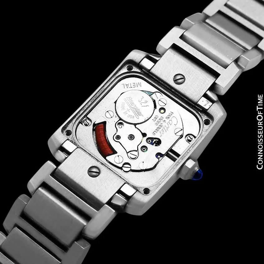 CARTIER Ladies Tank Francaise Stainless Steel Watch, W51008Q3 - Box & Papers