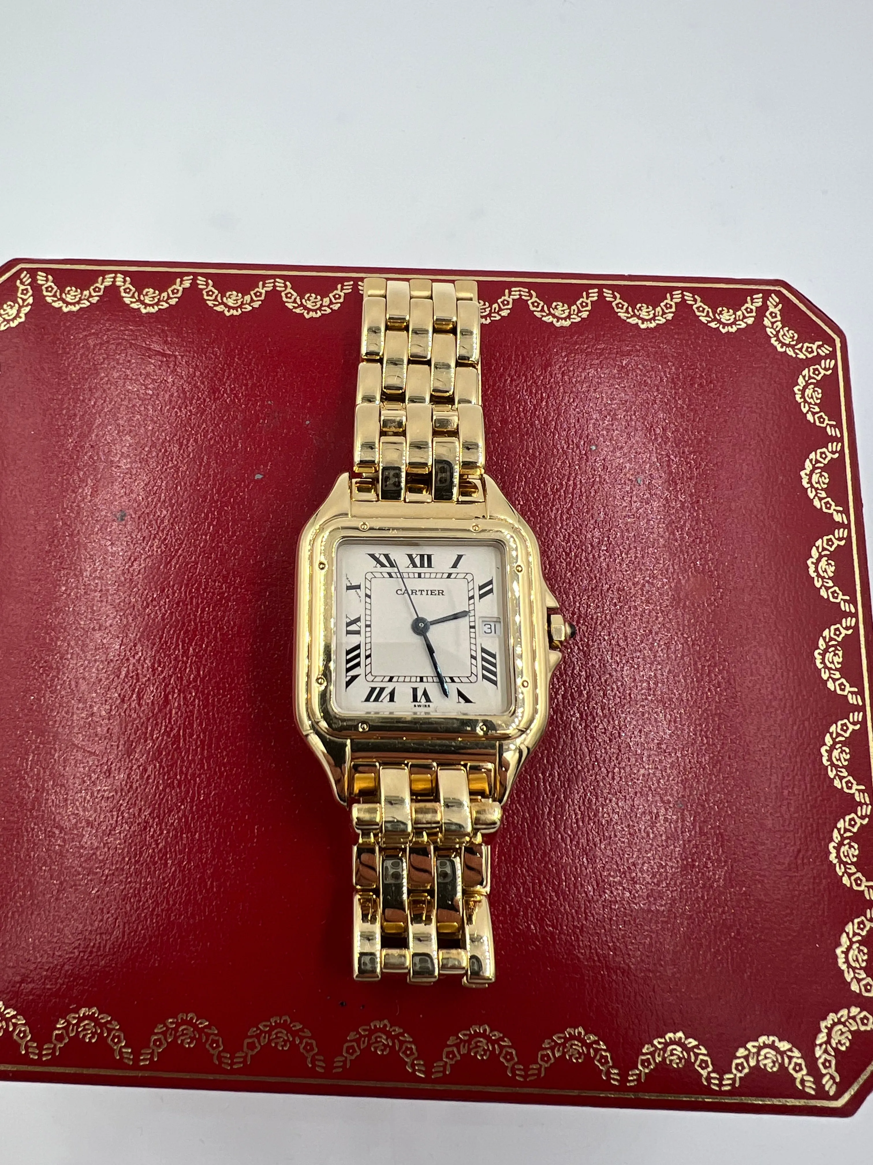 Cartier Panther Yellow Gold Quartz Wristwatch