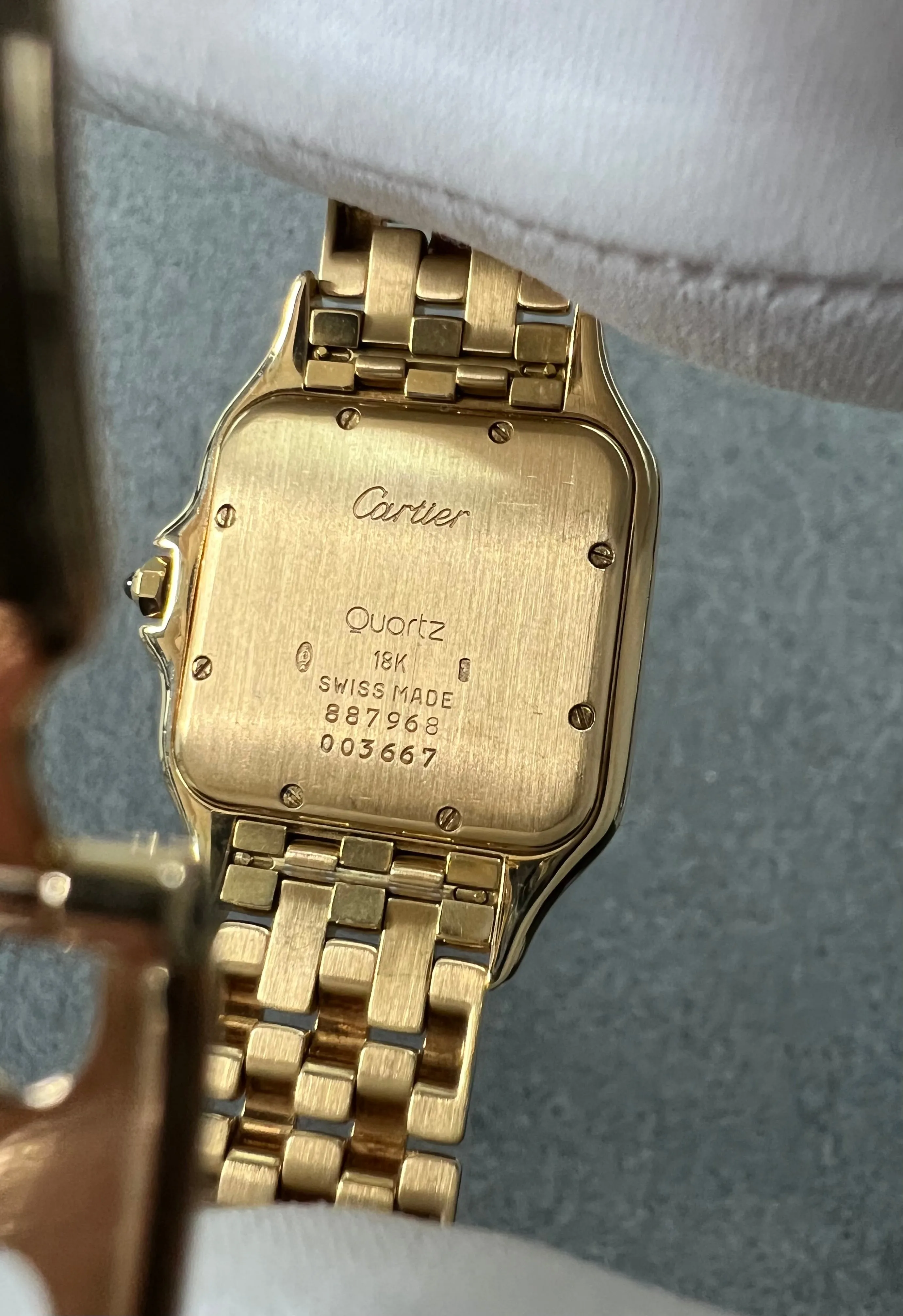 Cartier Panther Yellow Gold Quartz Wristwatch