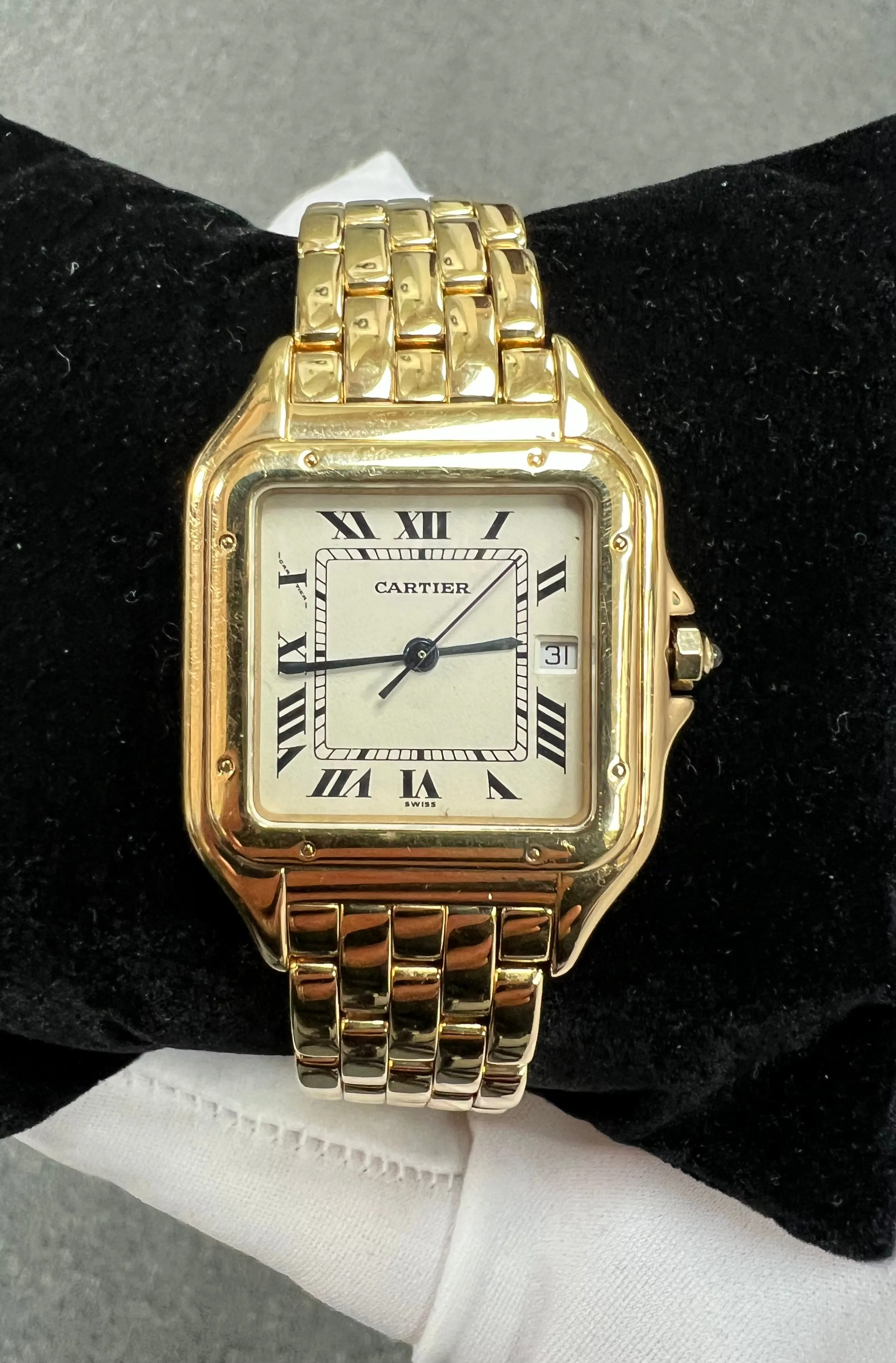 Cartier Panther Yellow Gold Quartz Wristwatch