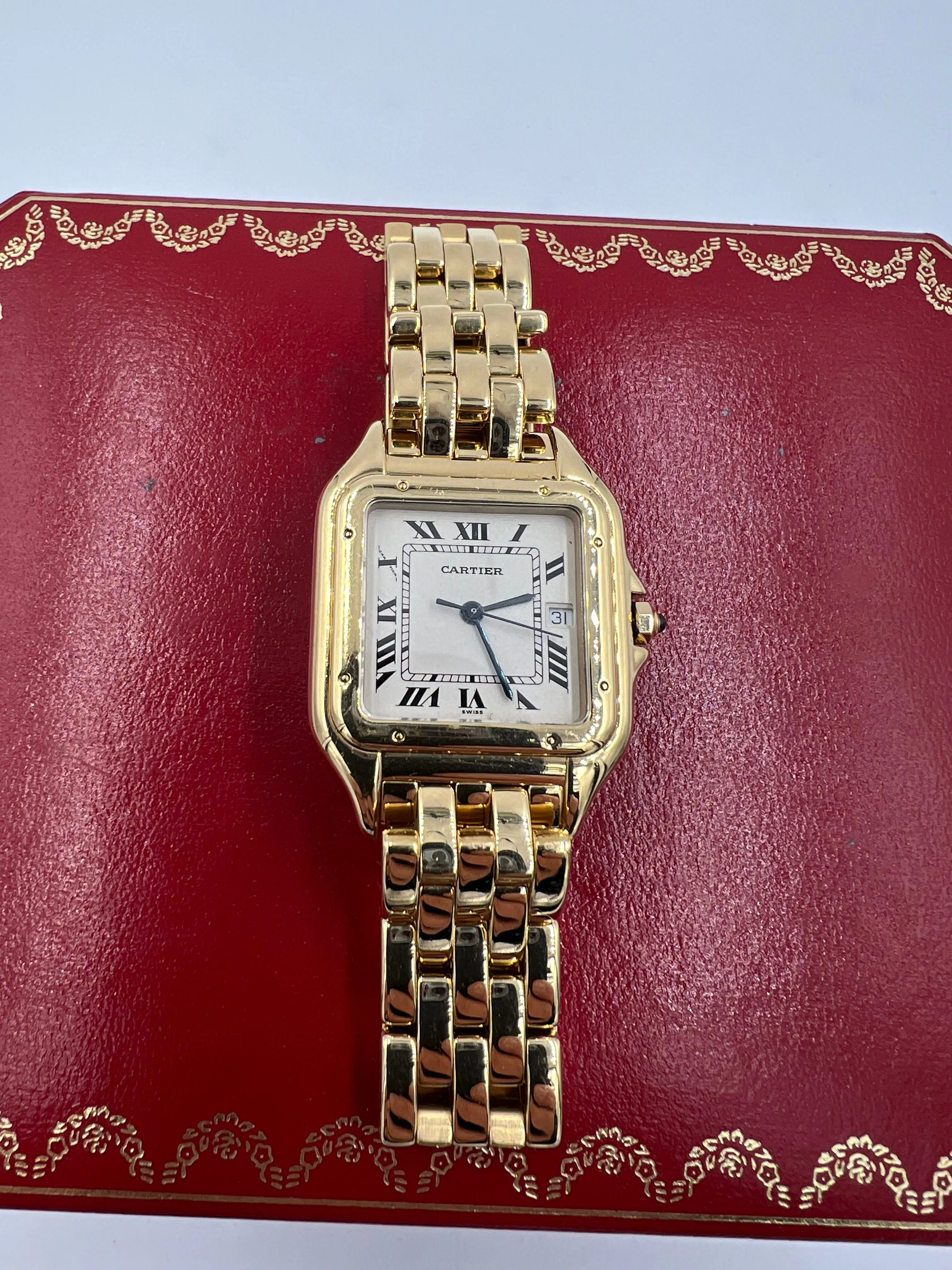 Cartier Panther Yellow Gold Quartz Wristwatch