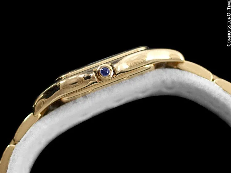 Cartier Panthere "Large" Mens Midsize / Unisex Watch, Date, 106000M, W25054P5 - 18K Gold
