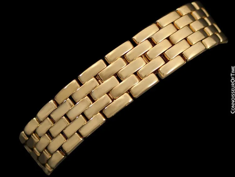 Cartier Panthere "Large" Mens Midsize / Unisex Watch, Date, 106000M, W25054P5 - 18K Gold