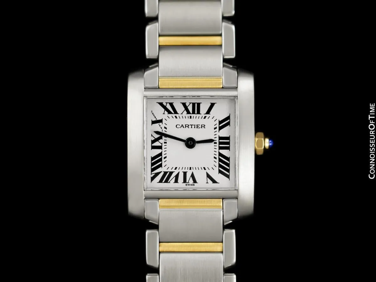 Cartier Tank Francaise Ladies W51007Q4 Watch - Stainless Steel & 18K Gold