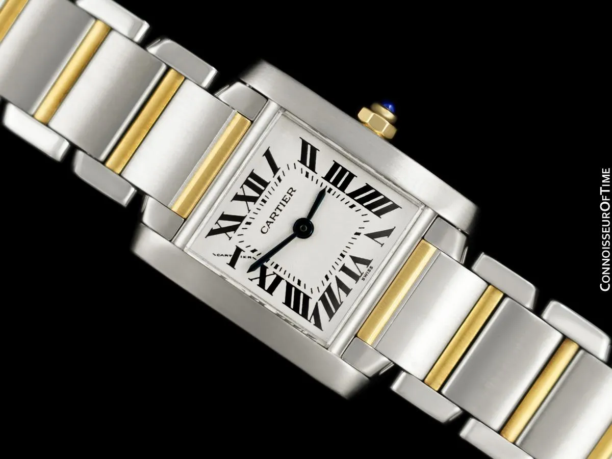 Cartier Tank Francaise Ladies W51007Q4 Watch - Stainless Steel & 18K Gold