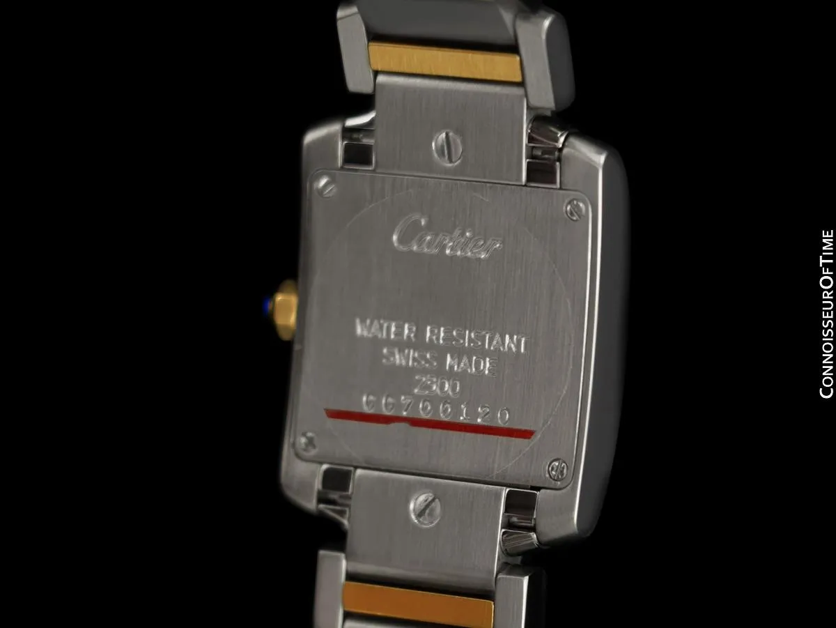 Cartier Tank Francaise Ladies W51007Q4 Watch - Stainless Steel & 18K Gold