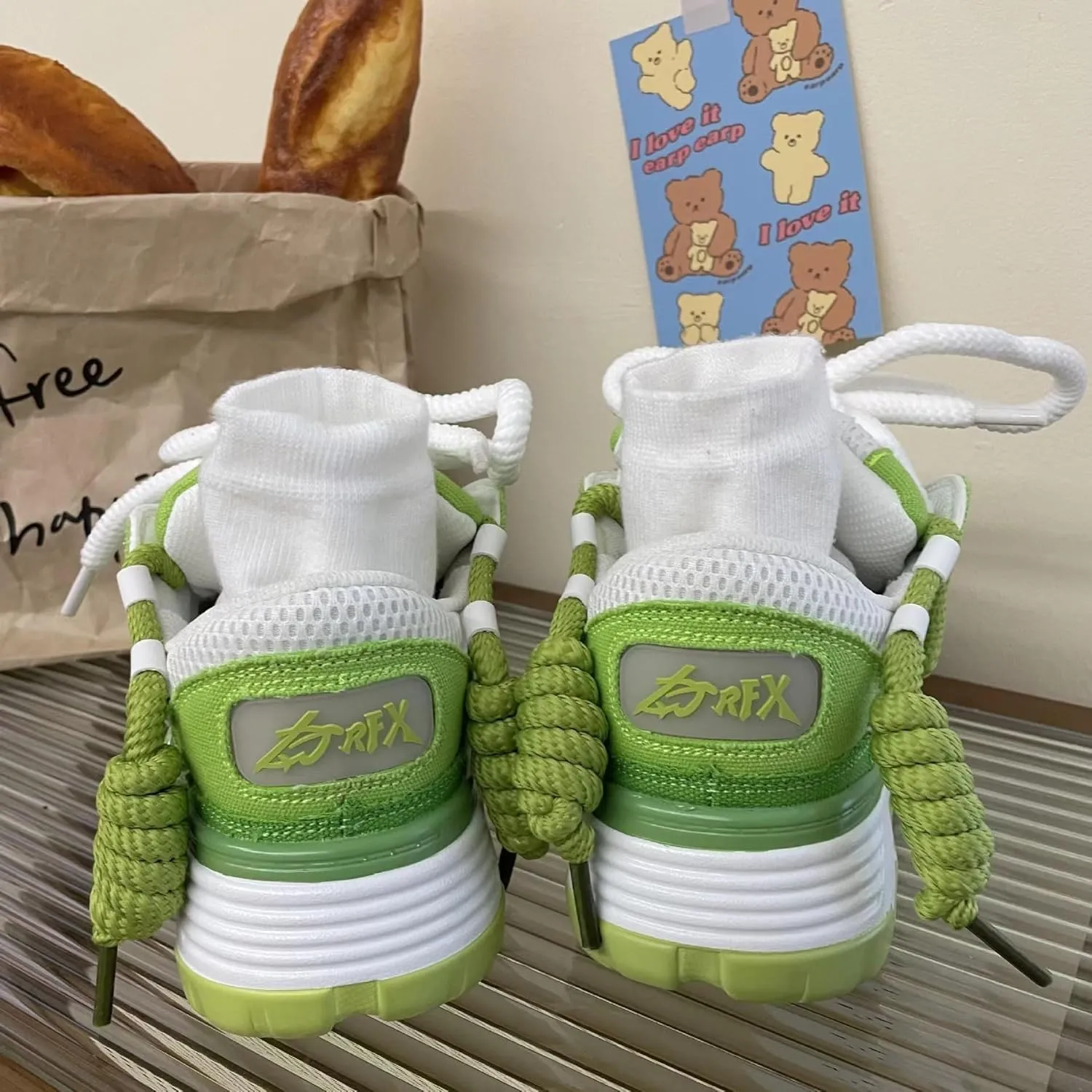 Casual Walking Shoes Y2k Aesthetic Cute Taller Women's Platform Sneakers Colorful Fashion Chunky Dad Sneakers Thick Sole