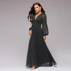 Chiffon retro dress