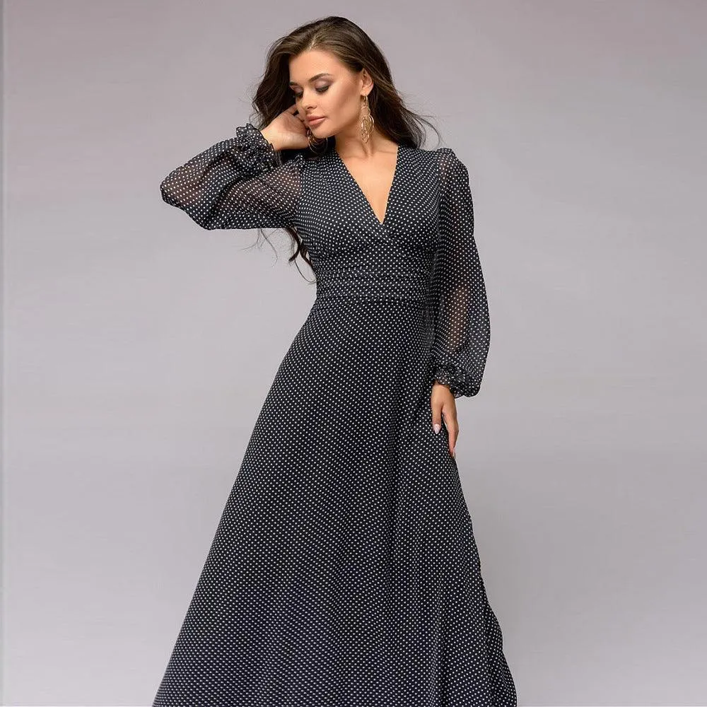 Chiffon retro dress