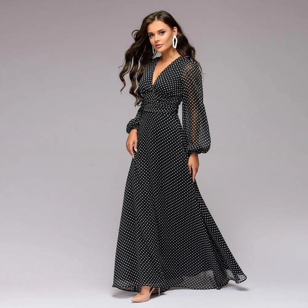 Chiffon retro dress