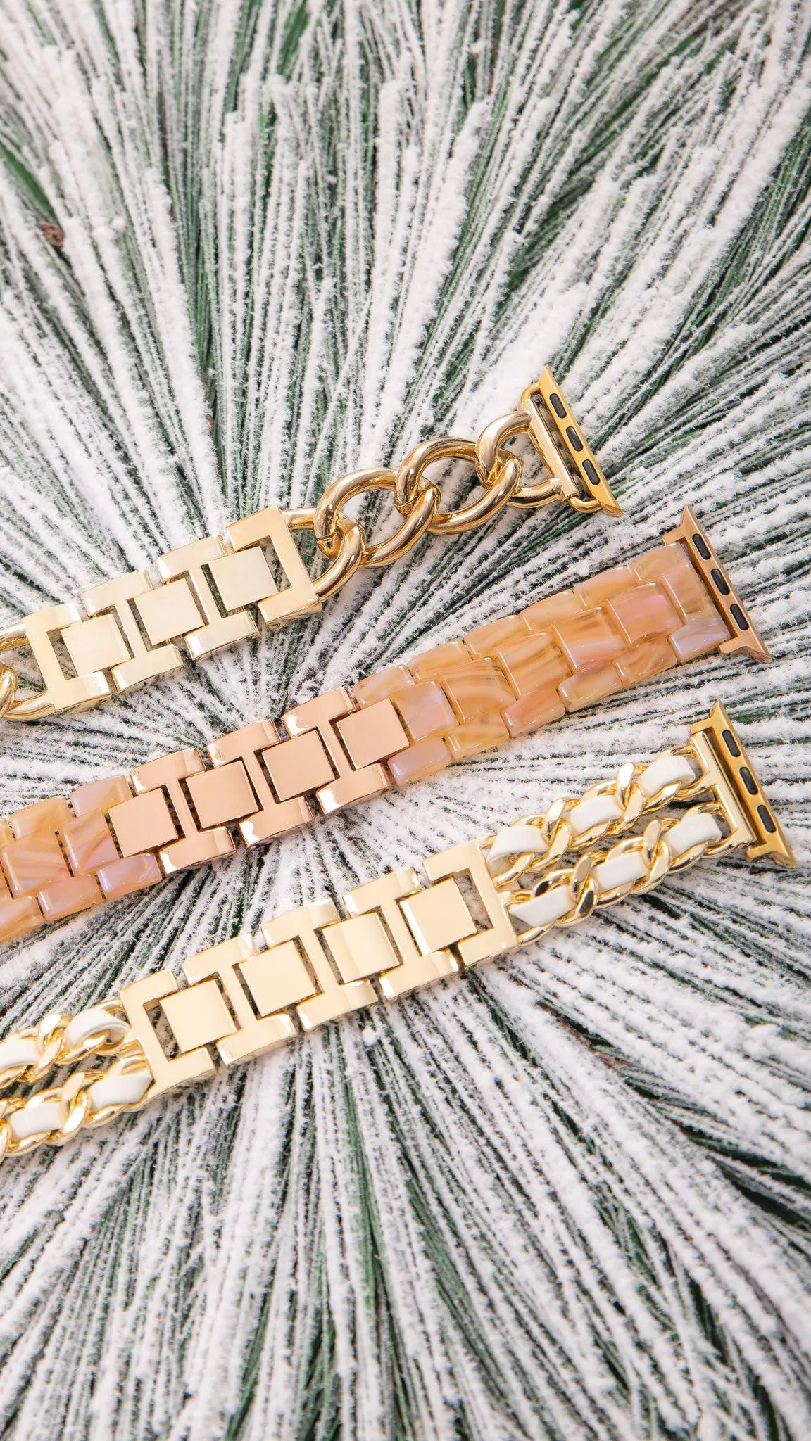Chunky Gold Chain Smartwatch Band