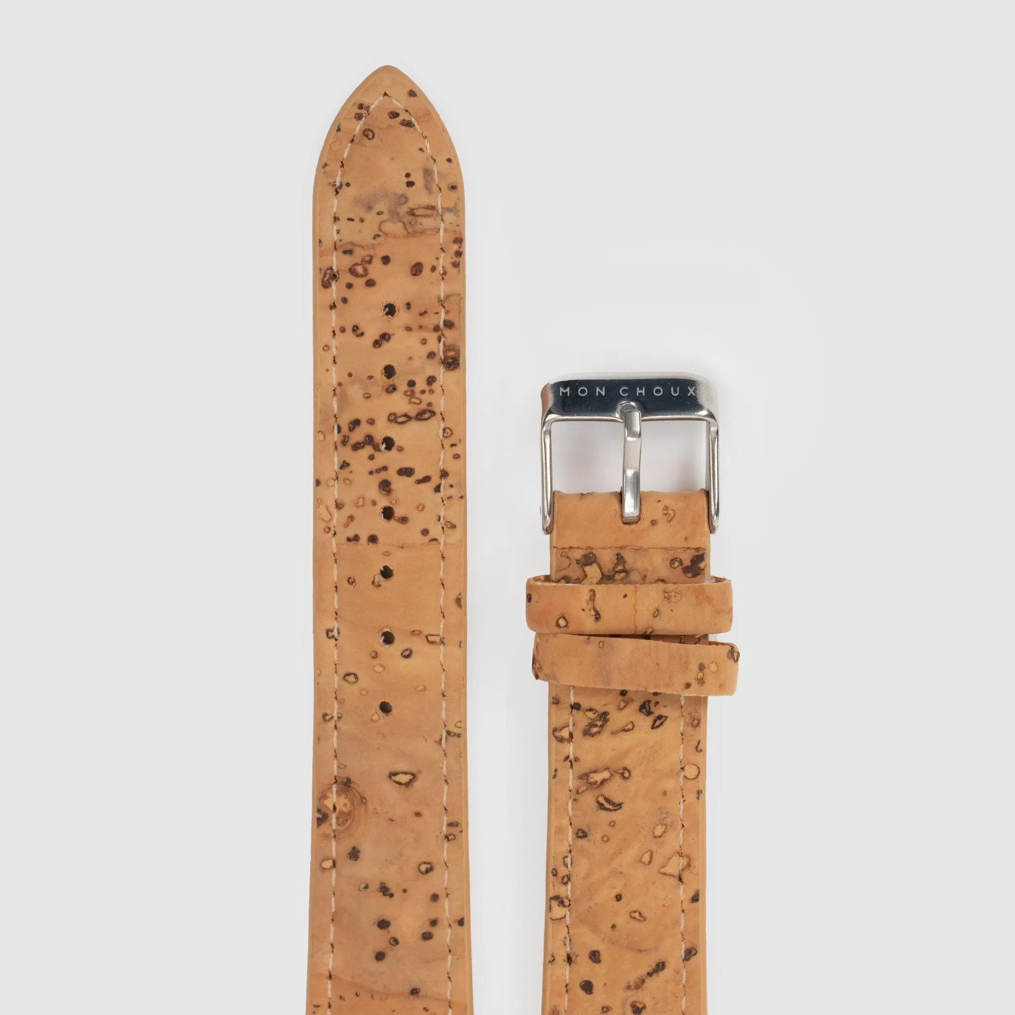 CLASSIC - WHITE/SILVER - NATURAL CORK LEATHER | VEGAN