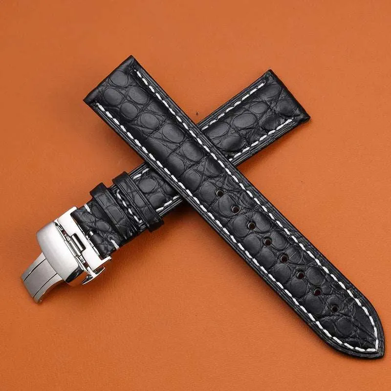 Crocodile Leather Quick Release Universal Replacement Watch Band
