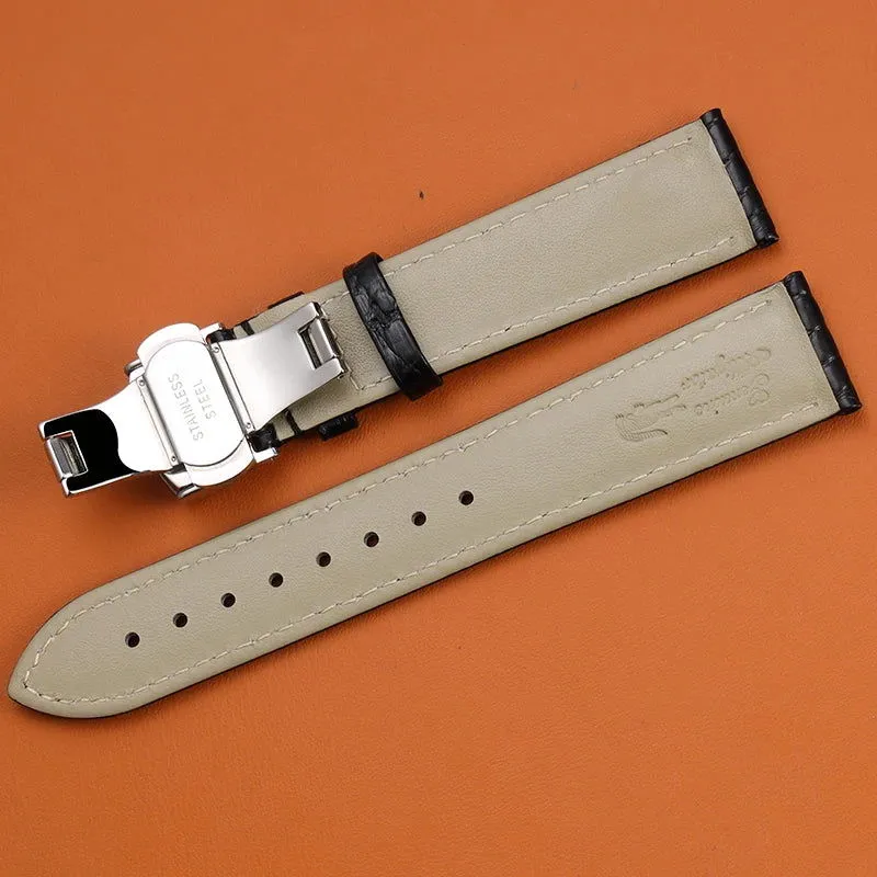 Crocodile Leather Quick Release Universal Replacement Watch Band