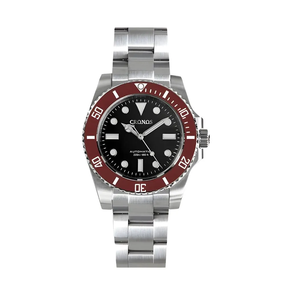 Cronos Submariner No Date Full Lume Luxury Homage Watches