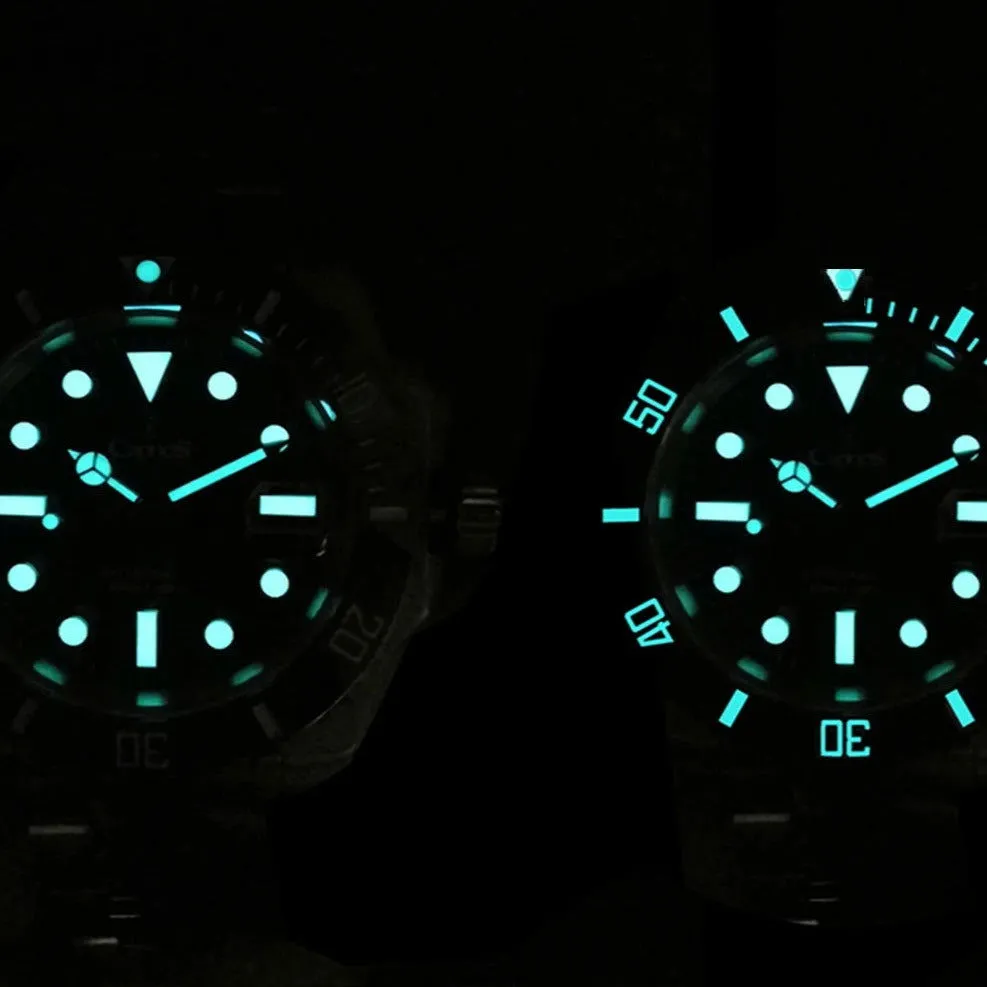 Cronos Submariner No Date Full Lume Luxury Homage Watches
