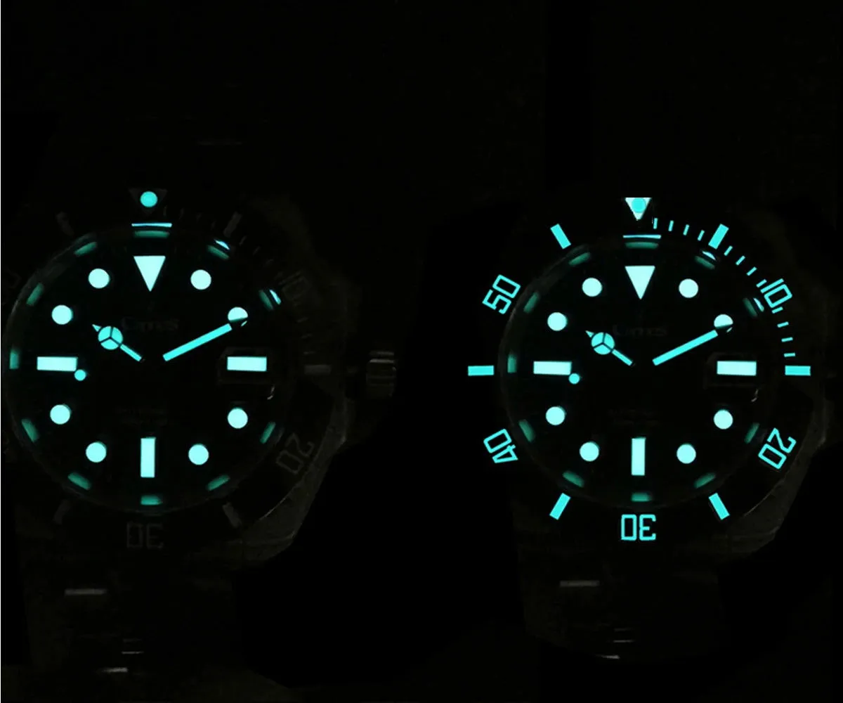 Cronos Submariner No Date Full Lume Luxury Homage Watches