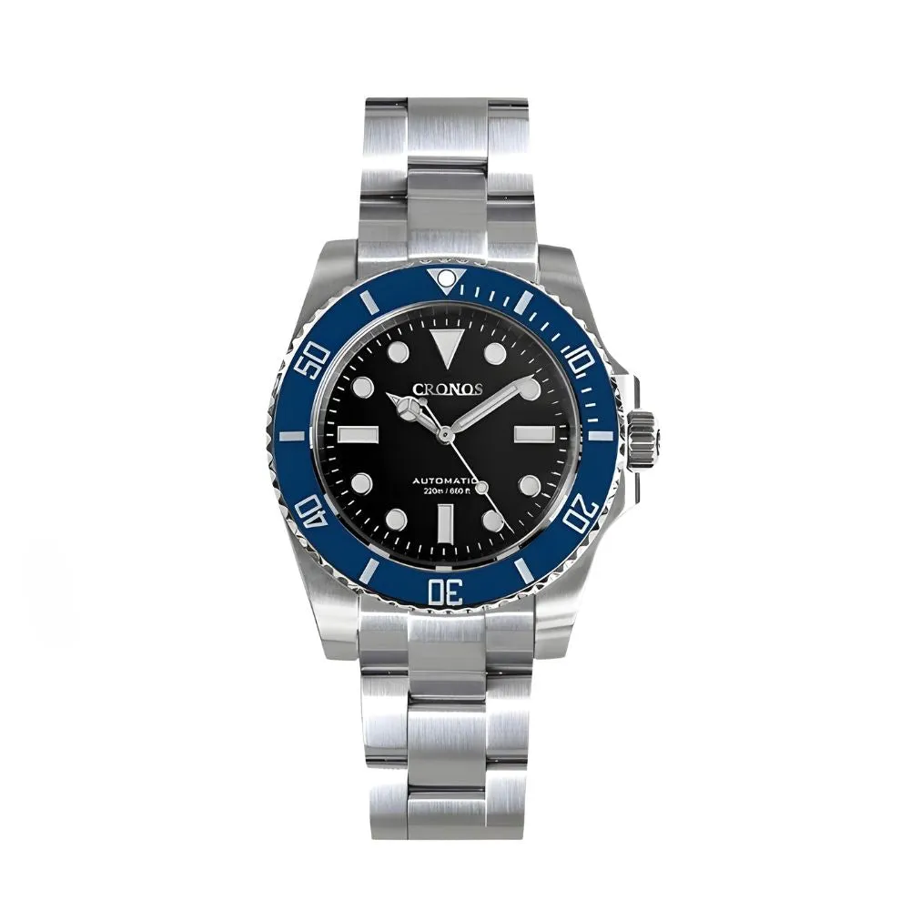 Cronos Submariner No Date Full Lume Luxury Homage Watches