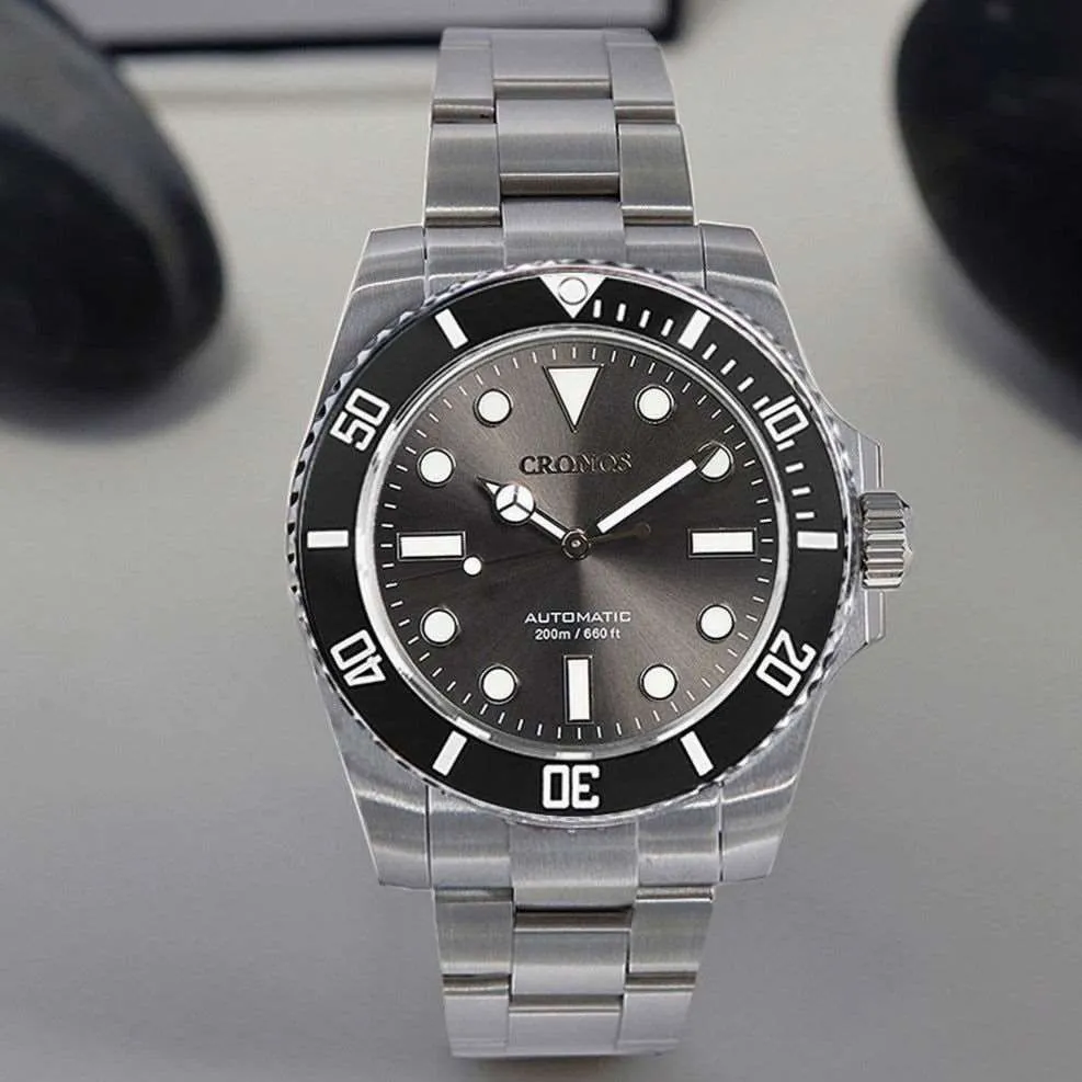Cronos Submariner No Date Full Lume Luxury Homage Watches