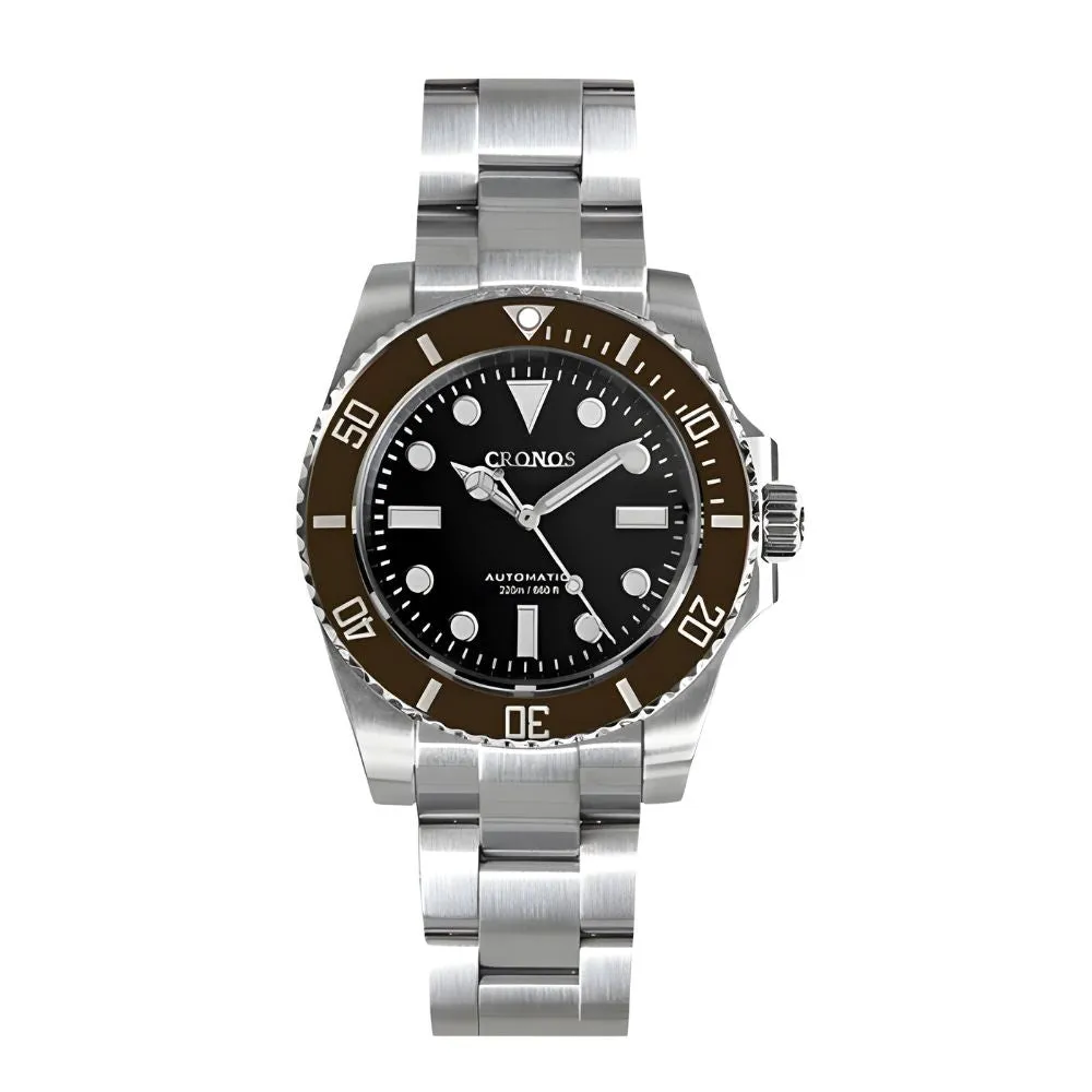 Cronos Submariner No Date Full Lume Luxury Homage Watches