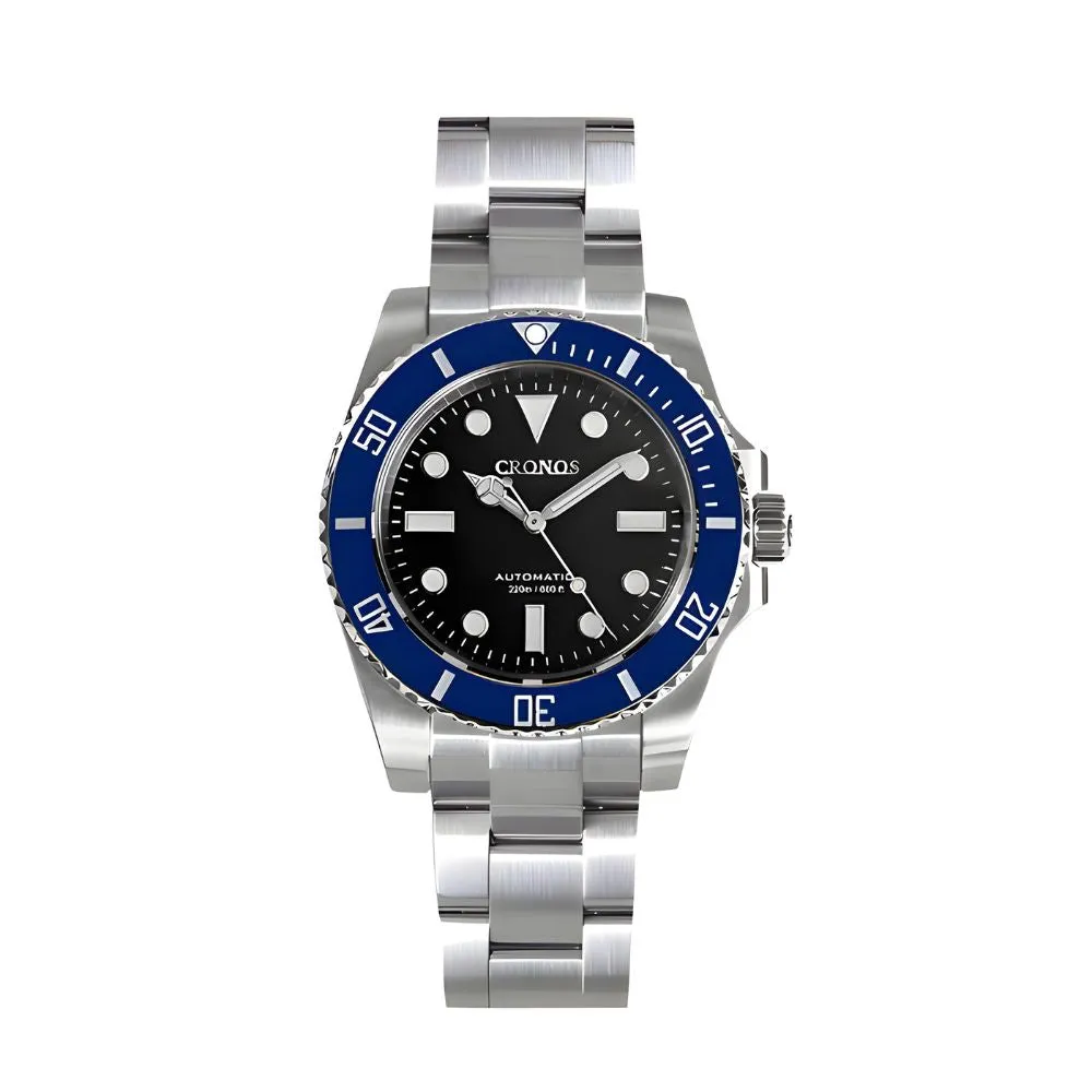 Cronos Submariner No Date Full Lume Luxury Homage Watches