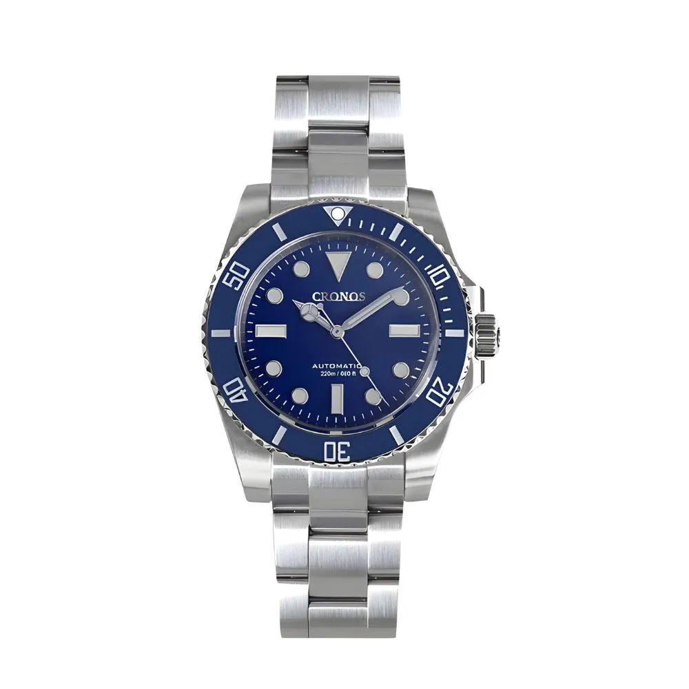 Cronos Submariner No Date Full Lume Luxury Homage Watches
