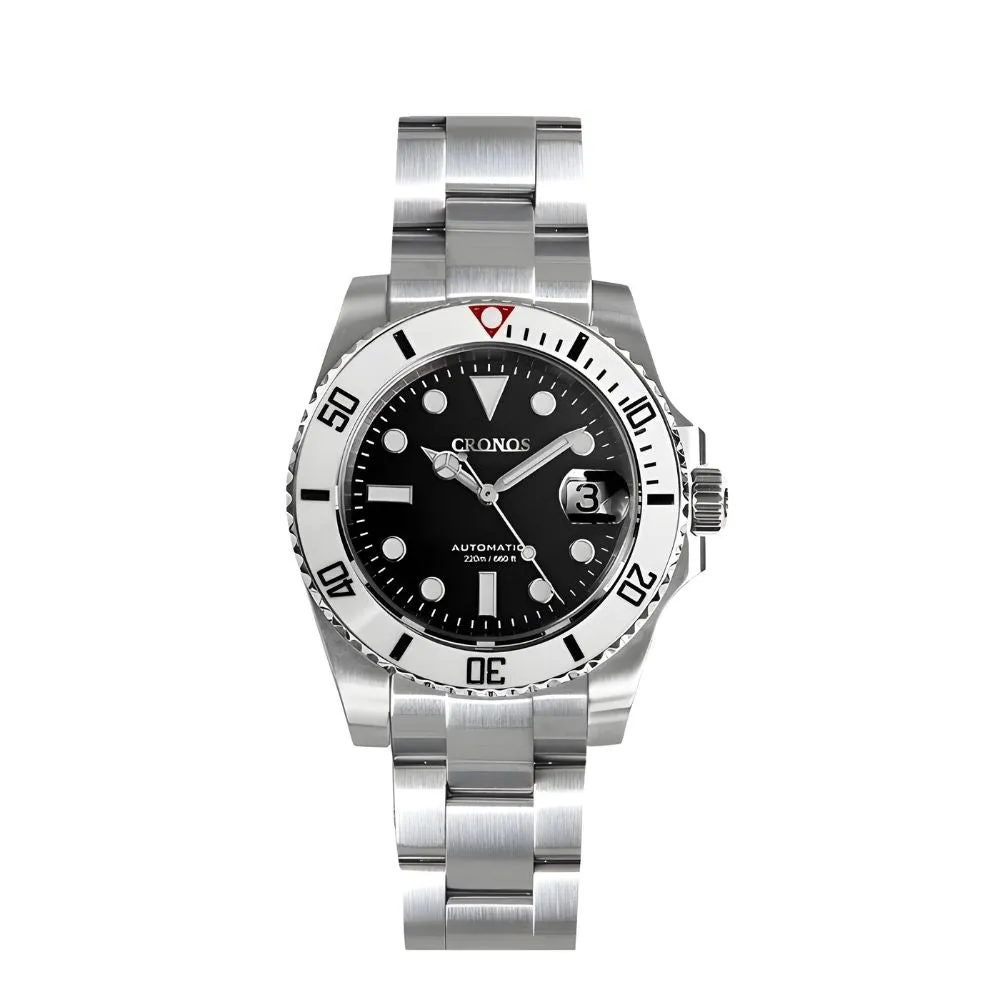 Cronos Submariner No Date Full Lume Luxury Homage Watches