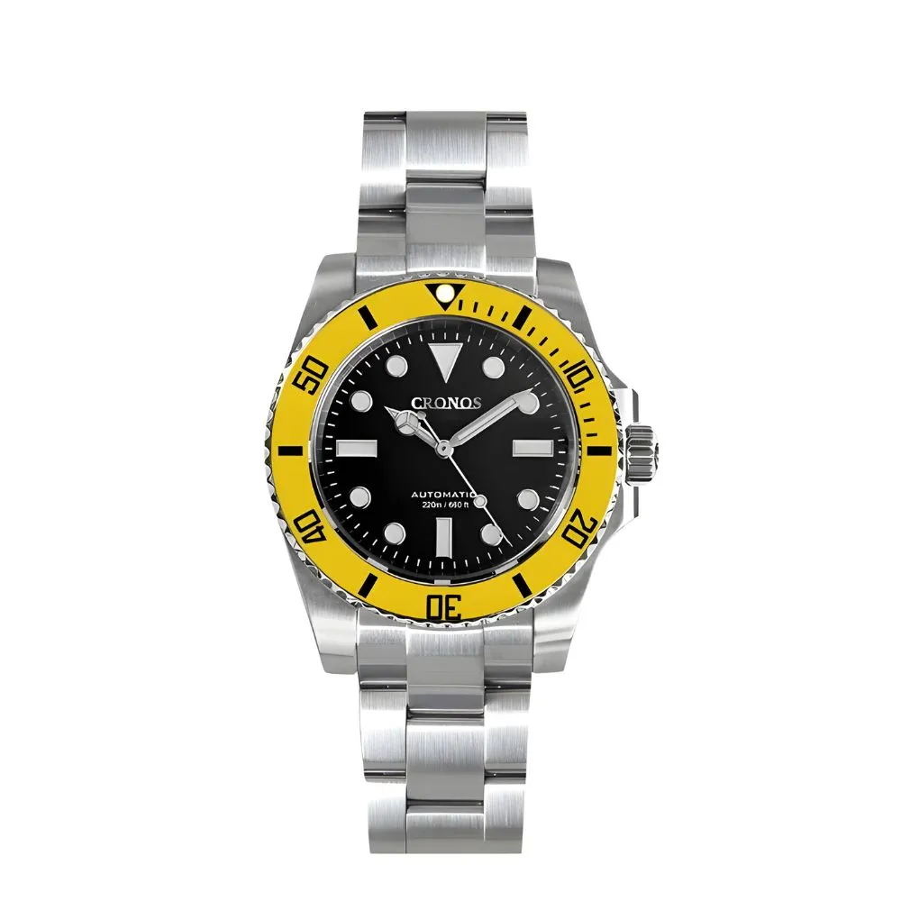 Cronos Submariner No Date Full Lume Luxury Homage Watches