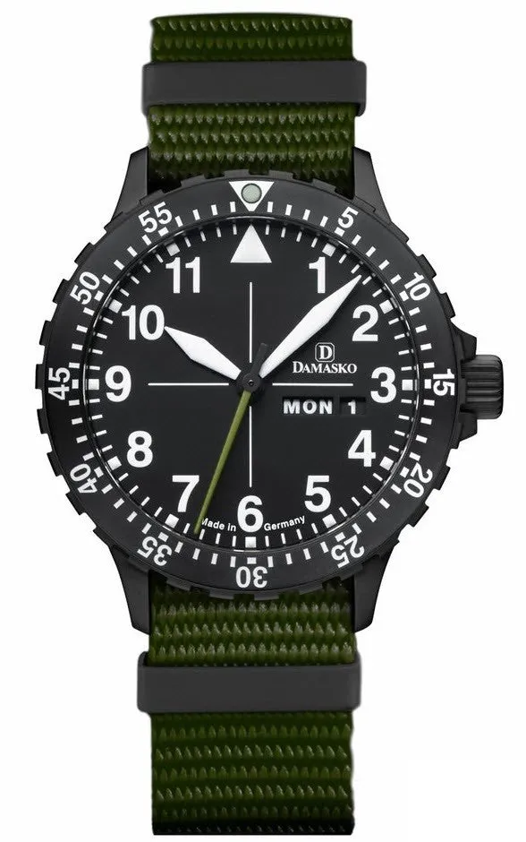 Damasko Watch DH 1.0 Green Nato