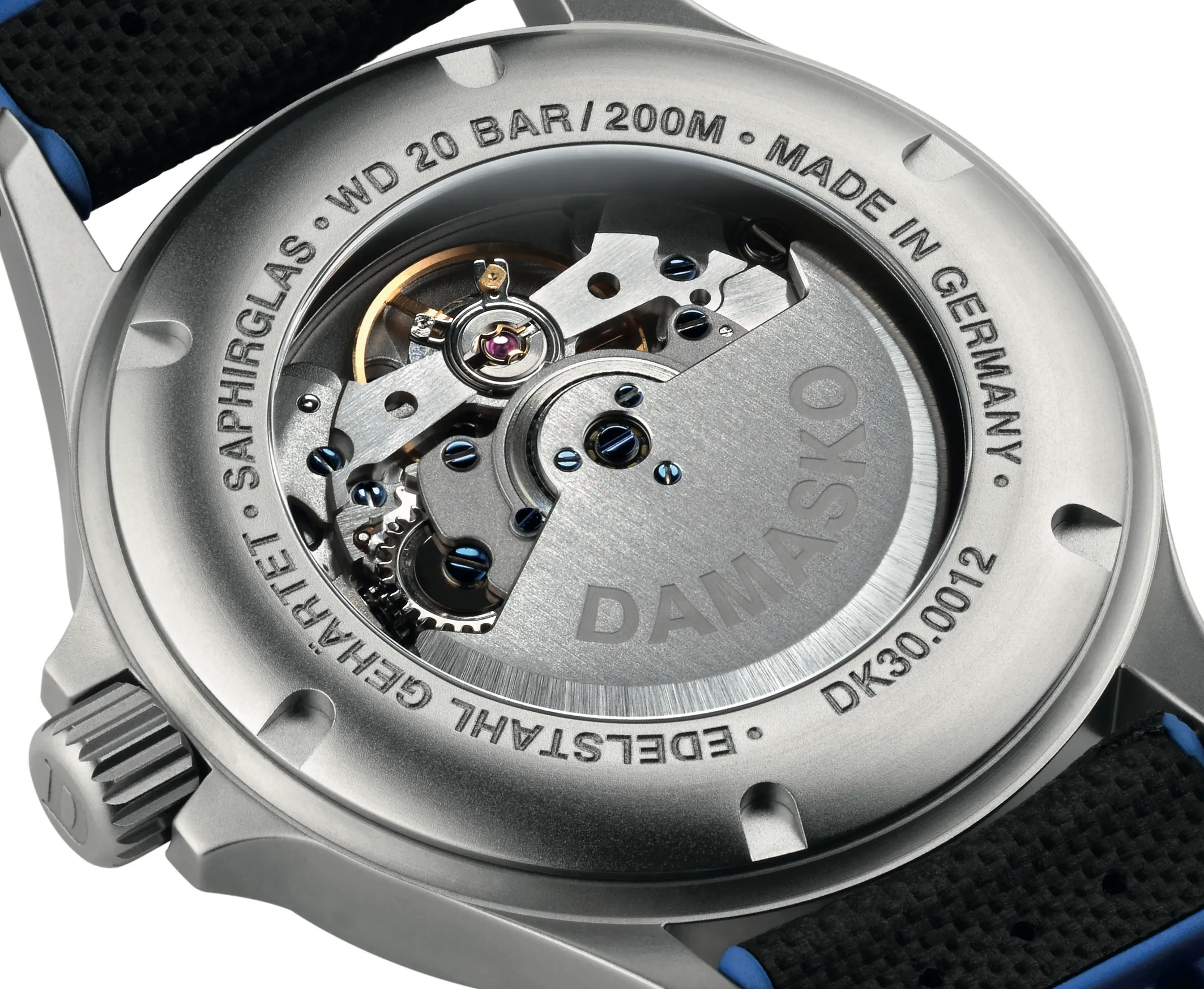 Damasko Watch DK30 Ocean Robby Rubber Pin Buckle
