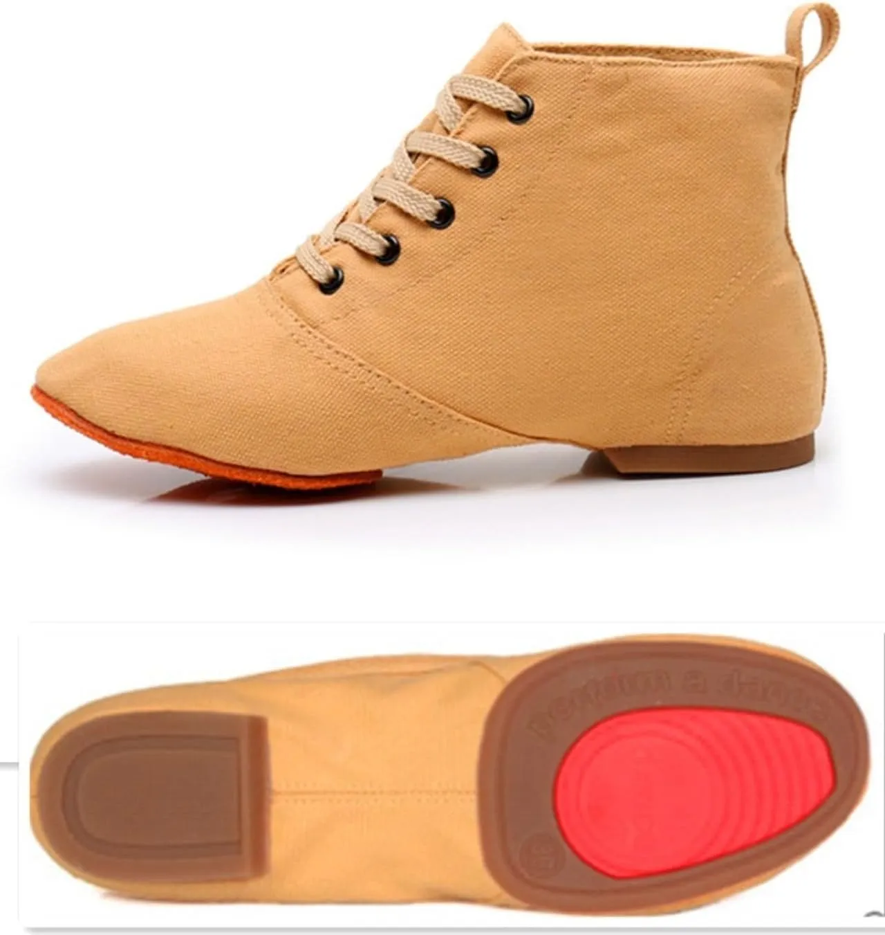 Dance shoes for women with soft soles, true love for leather, professional Chinese dance teacher shoes, classical ballet with heels, jazz shoes