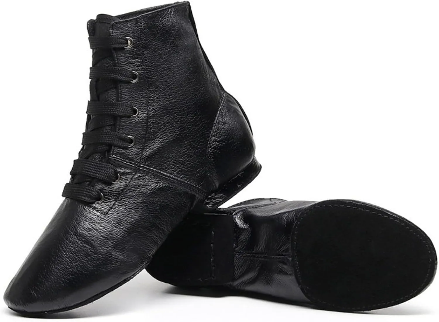 Dance shoes for women with soft soles, true love for leather, professional Chinese dance teacher shoes, classical ballet with heels, jazz shoes