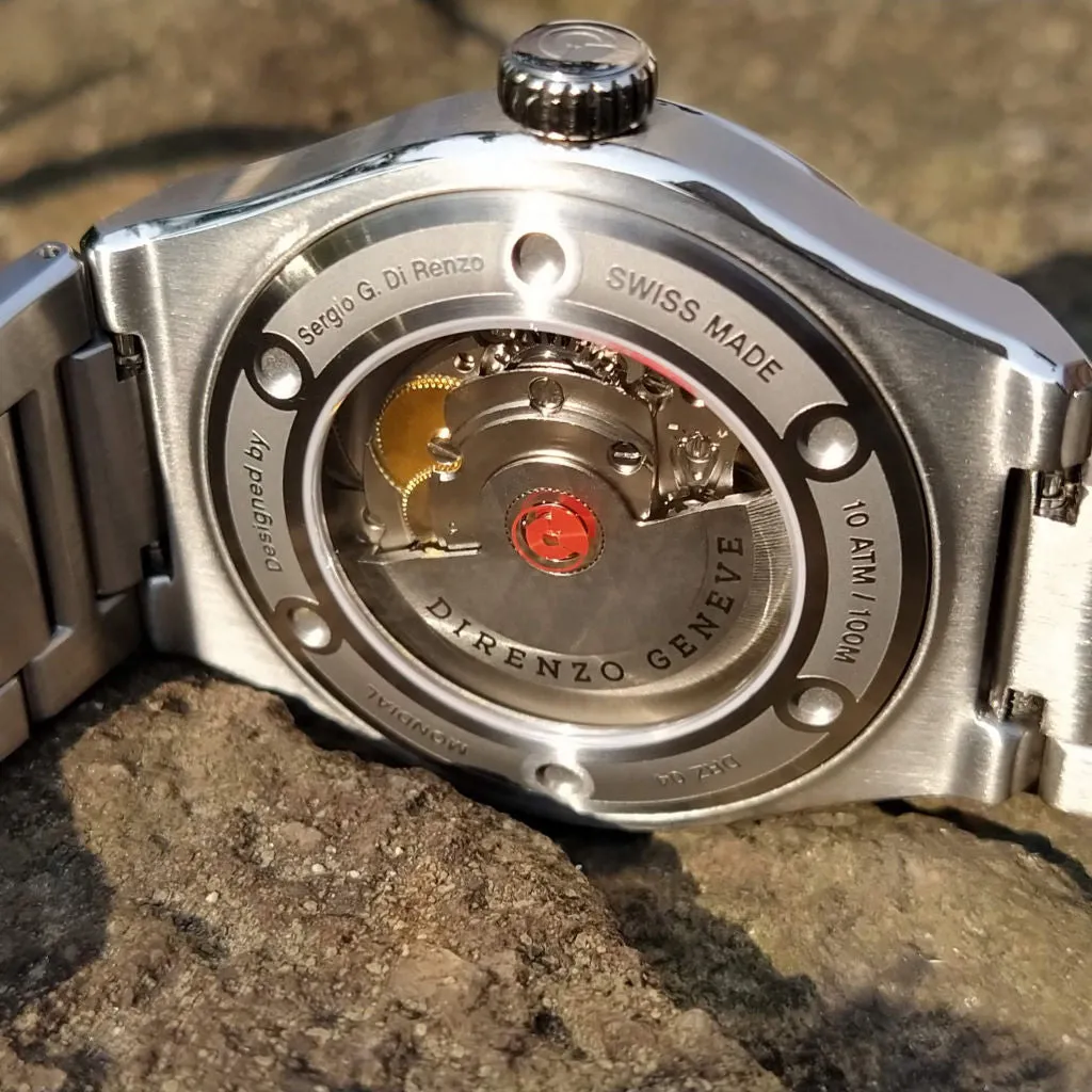 Direnzo DRZ04 Mondial V2 Black&nbsp;Meteorite - Swiss&nbsp;Made