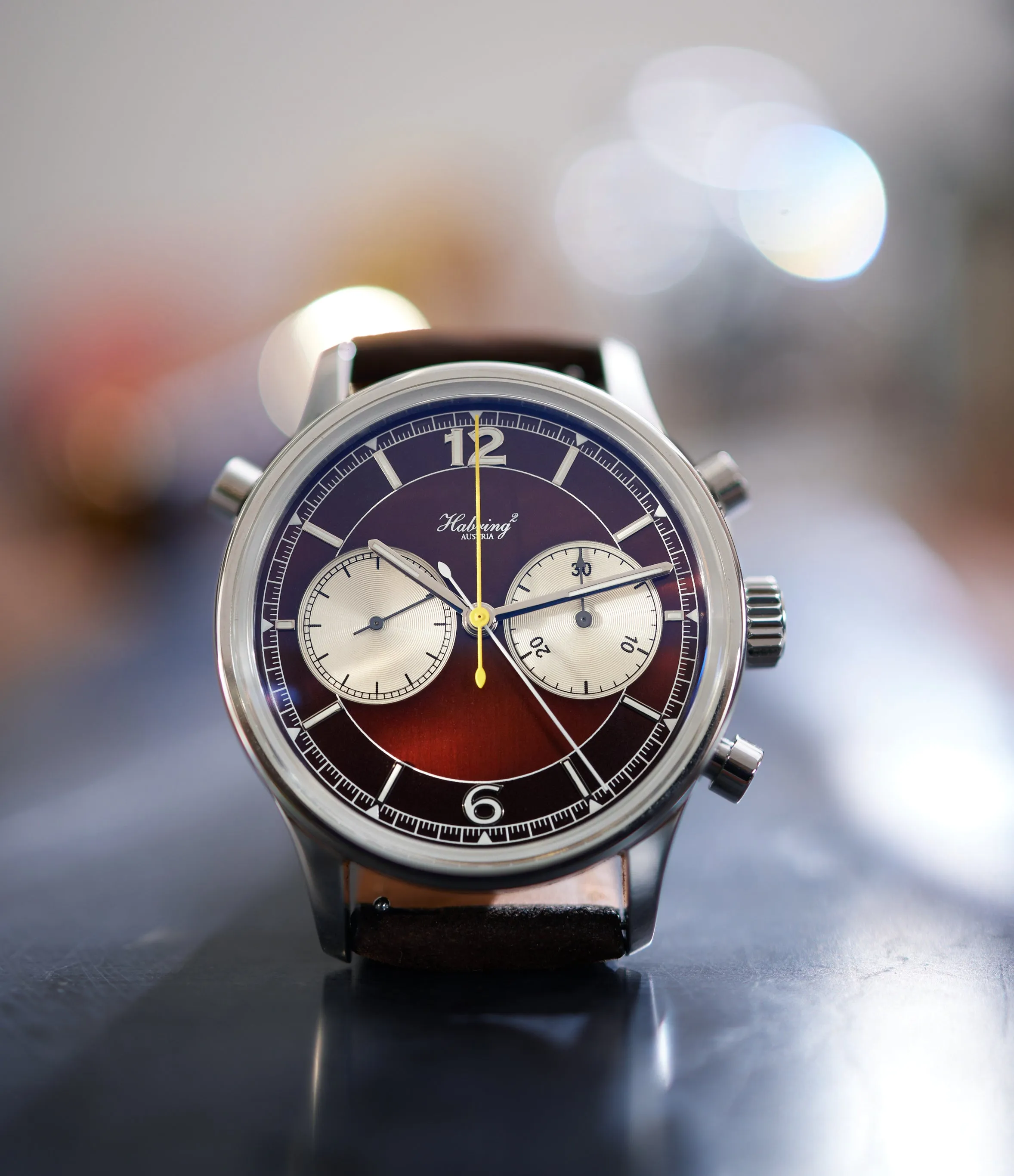 Doppel 2.0 | brown dial | Stainless Steel