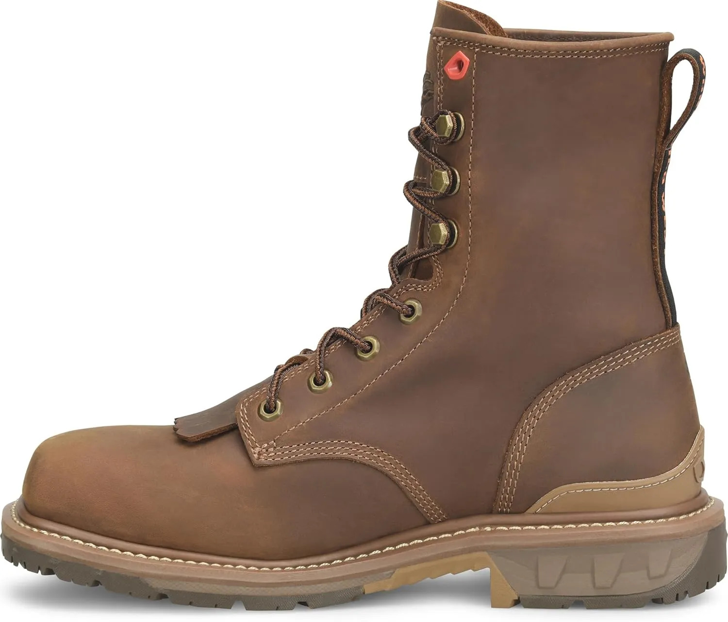 DOUBLE-H Men's Phantom Rider Dailor 8 Wide Square Composite Toe Lacer Work Boots with Dual-Density Comfort Footbed & Oil- and Slip-Resistant Outsole