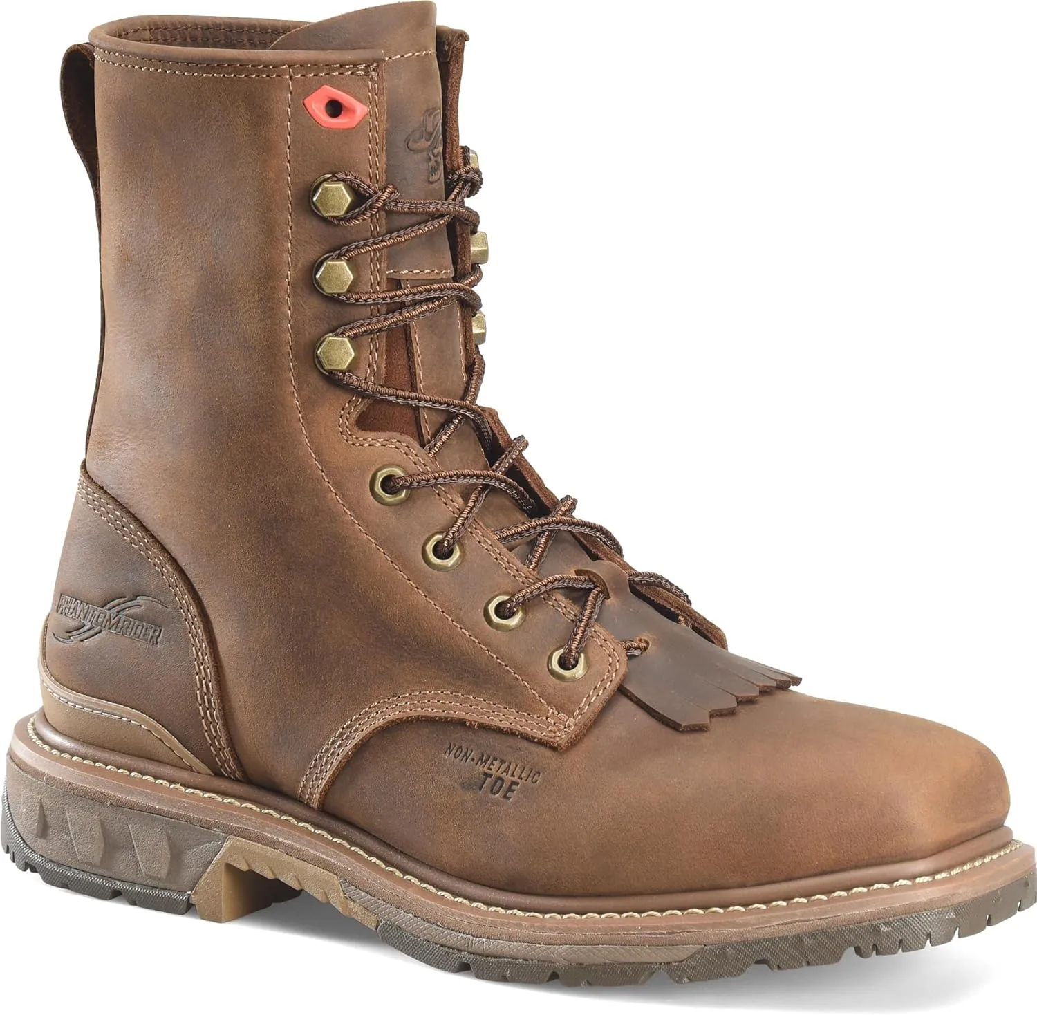DOUBLE-H Men's Phantom Rider Dailor 8 Wide Square Composite Toe Lacer Work Boots with Dual-Density Comfort Footbed & Oil- and Slip-Resistant Outsole